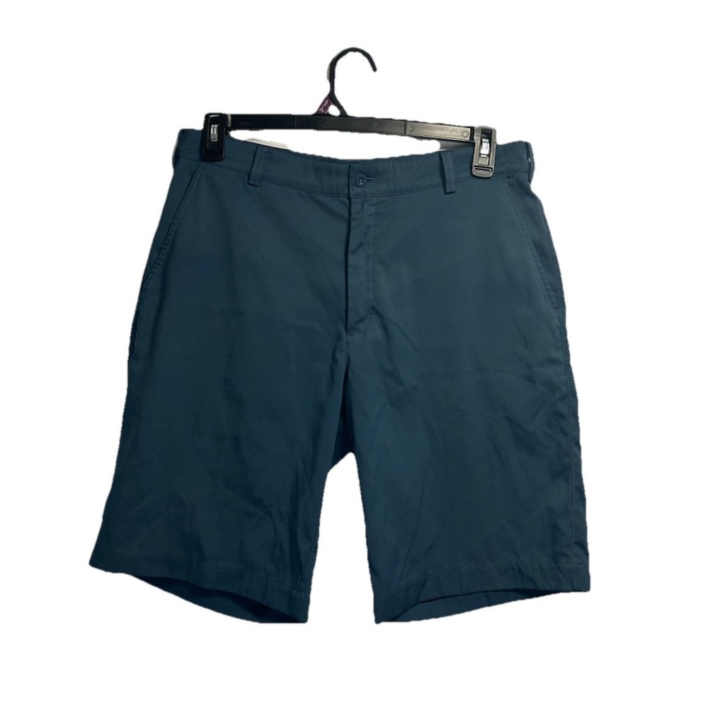 Nike Tour Performance Golf Shorts Men's 34 Blue Green 10.5" Inseam Dri Fit